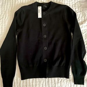 NWT J.Crew black cardigan Size XS